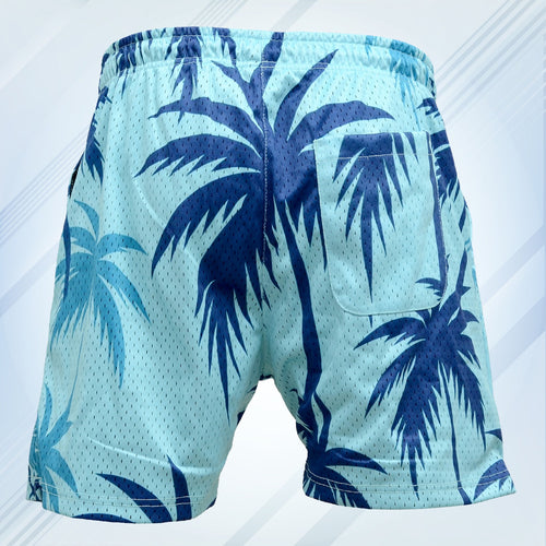 Mesh Graphic Shorts Palm Paradise